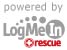 Powered by LogMeIn Rescue